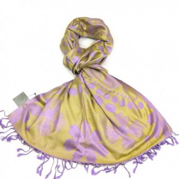 Lovarzi Womens Yellow Pashmina Fashion