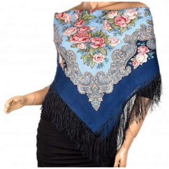 Pavlovo Posad Russian Pashmina 35x35 in Wraps & Pashminas