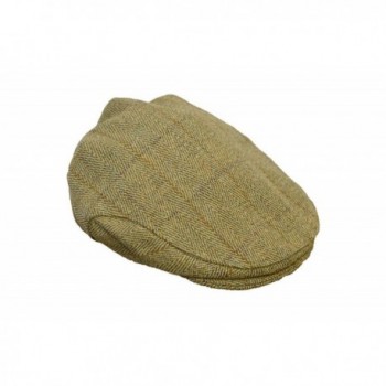 Walker and Hawkes Men's Ladies Derby Tweed Flat Cap Hunting Shooting Countrywear Hat - Light Sage - CG11RBHRLM7