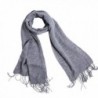 Super Wrinkled Infinity Scarves Tassel