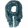 Life is good Women's Summer Floral Scarf - " Dusty Blue " - CN11MYMRF9N