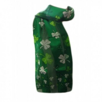 New Company Womens St Patrick Day Clovers Shamrocks Scarf - Green - One Size - CY11IUGE4T1