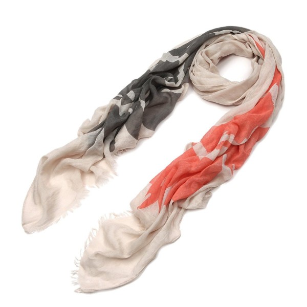 Premium Large Sunflower Print Frayed End Scarf Wrap - Different Colors ...