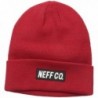 neff Men's Rubberman Beanie - Red - CZ12CG2AIHF