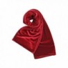Red Long Velvet Evening Scarf in Fashion Scarves