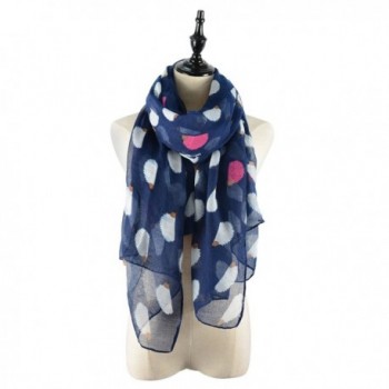 Animal Womens Hedgehogs Printed Scarves in Fashion Scarves