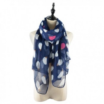 Animal Womens Hedgehogs Printed Scarves in Fashion Scarves