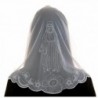 Anna Veils Chapel Catholic Veil Spanish Lace Mantilla Medium - Virgin Mary - White - CY11Y25XW5V