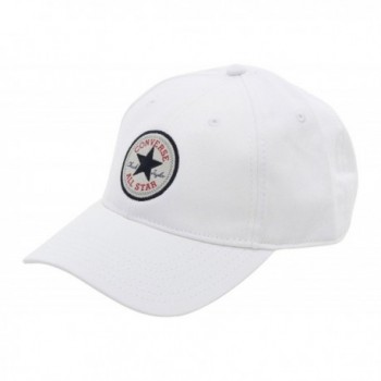 Converse Unisex Core Classic Twill Curved Baseball Cap - White - C012KMSUNQH