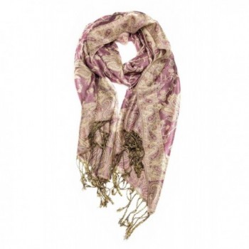 Paskmlna Reversible Paisley Pashmina Elegant in Fashion Scarves