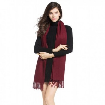 Natural Cashmere Scarf Shawl Pomegranate