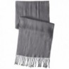 Gabriella Womens Solid Scarf Fringe