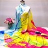 Scarves Binmer TM Printing Silk Satin