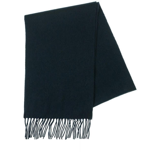 Charter Club Women's Luxury Solid Cashmere Muffler Scarf - Navy Blue - CN123VUX1SP