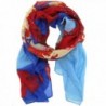 Bucasi Stars Skull & Bones Ladies Stylish Scarf - Blue - C511FJSIBZB