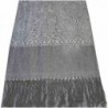 Paisley Pattern Design Shawl Pashmina Scarf Wrap Stole Throw CJ Apparel NEW - Silver & Black - CR11IYTQK5Z