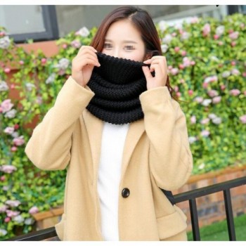 Winter Knitted Thicken Neckerchief Warmer in Cold Weather Scarves & Wraps