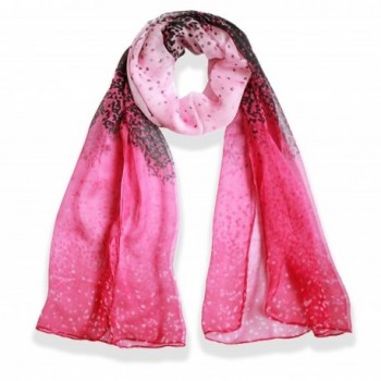 V28 Womens Floral & Graphic Print 100% Silk Great Nature Pattern Scarf - Petaled-rose - CU1803RQZ8N