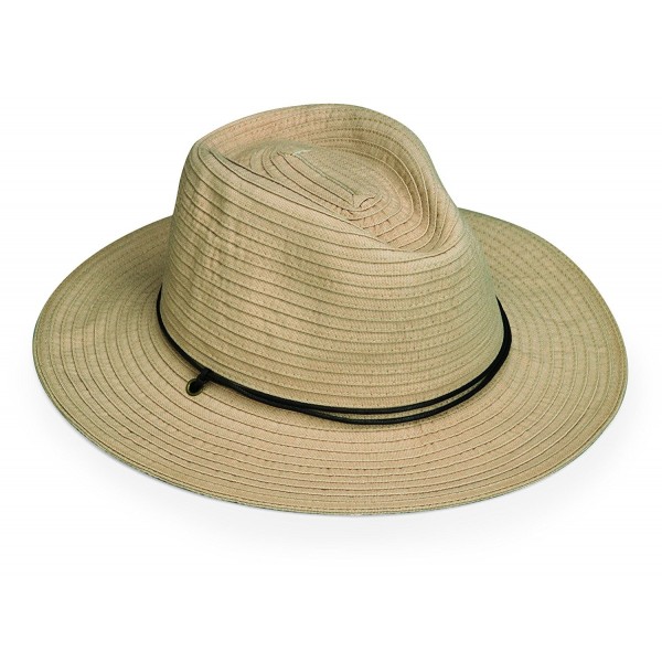 wallaroo Men's Jasper Sun Hat - UPF 50+ - Internal Adjustable Drawstring - Beige - CN129JXCEUJ