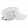 Mens Vintage Washing Military White in Men's Baseball Caps