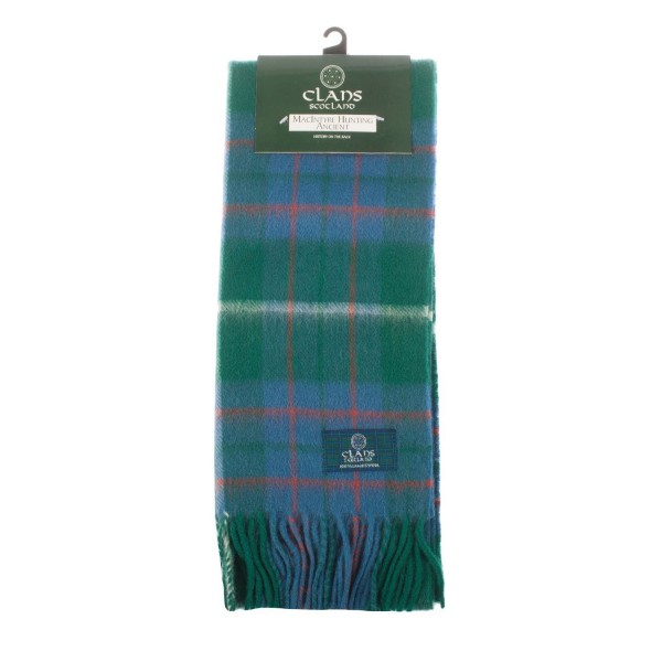 Clans Of Scotland Pure New Wool Scottish Tartan Scarf Macintyre Hunting Ancient (One Size) - C2123BWNYIP