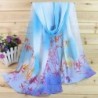 Misaky Womens Chiffon Scarves Z_Blue