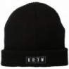 KR3W Men's Cuff Beanie - Black - CH11J0TL12Z