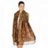 SERENITA Jacquard Pashmina Scarf Camel in Fashion Scarves