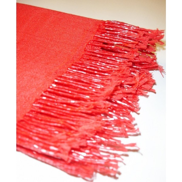 Pashmina Scarf Shawl Wrap Throw Red - C91130YKK1J