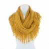 Womens Winter Infinity Scarf Tassels