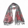 Lovarzi Women's Butterfly Pashmina Scarf - Ladies scarfs - Winter Scarves - Grey - CM11H0H2QHD