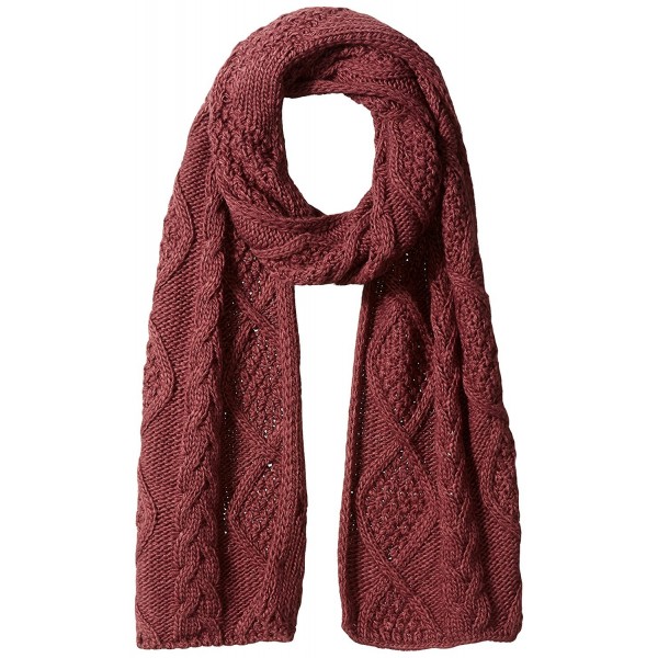 Bench Women's Careen Cable Knit Scarf - Sassafras - CE12G55UROJ