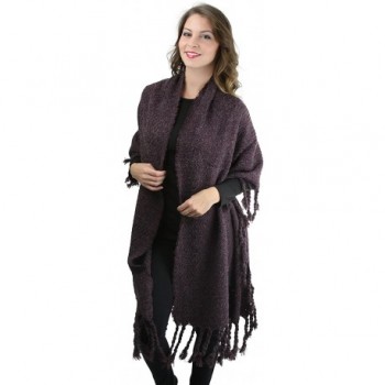 ToBeInStyle Womens Oversized Tasseled Blanket