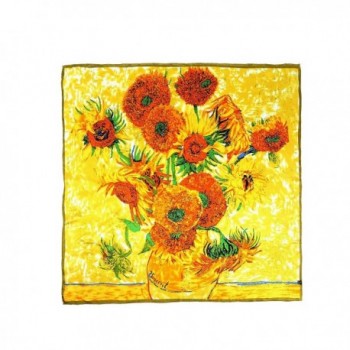 Aqueena Charmeuse Paintings Fifteen Sunflowers - Van Gogh’s “vase With Fifteen Sunflowers” - CW12CXQ0PZP