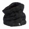 Women's Heat Holders Thermal 3.4 tog Fleece Cable knit Scarf Neck Warmer (Black) - CQ12N8R5HNS