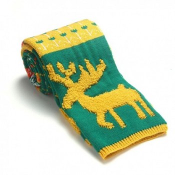 Novadab Woodland Scarves Reindeer Knitted in Fashion Scarves