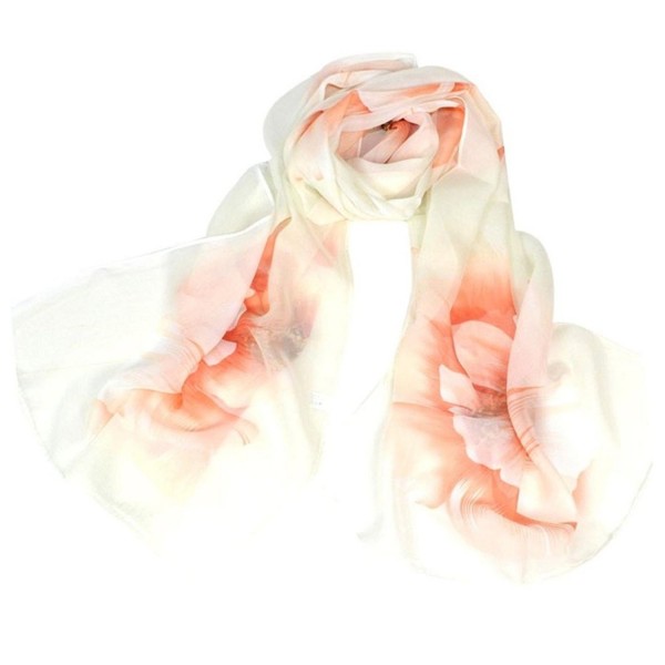 Binmer(TM)Fashion Women Scarfs Chiffon Scarves Soft Warm Shawl Wrap - Orange - C4124X68CQR