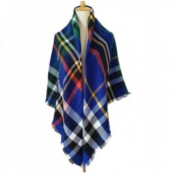 WINCAN Blanket Scarves Fashion royalblue