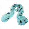 New Fashion Large Shawl Animal Horse Print Scarf Wrap Stole Voile Gift - Blue - C311LCQ5RN3