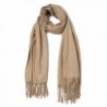 Cashmere Feel Winter Solid Color Scarf Fashion Pashmina Warm Scarves - Beige - CT1885MH2C4