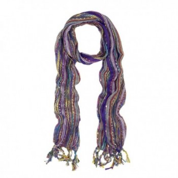 Trendy Multi Color Glitter Fashion Scarf - Different Colors Available - V5 - CI11DYNJSI7