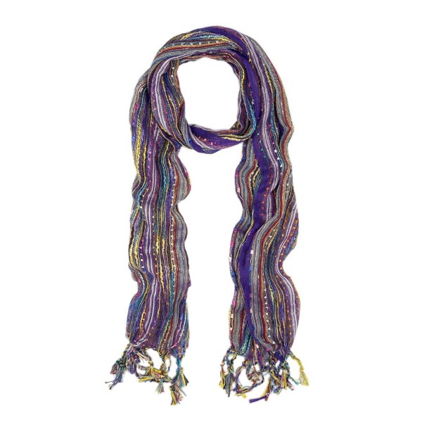 Trendy Multi Color Glitter Fashion Scarf - Different Colors Available - V5 - CI11DYNJSI7