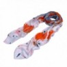 Tulips Polka Floral Print Scarf