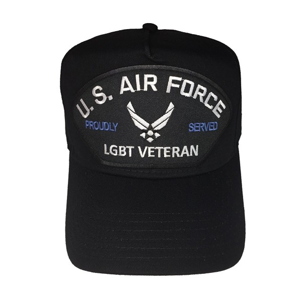 HnP USAF LGBT Proudly Served Veteran Hat - Black - Veteran Owned Business - CQ185DQDM6D