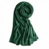 Drasawee Women Long Cotton Thick Warm Shawl Scarf For Winter - Green - CW12OBDJ8UF