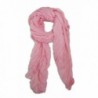 Long Candy Crinkle Scarf - Light Pink - CH11H0FNWOL