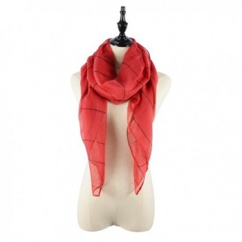 Trendy Scarfs Pashmina Checked Blanket