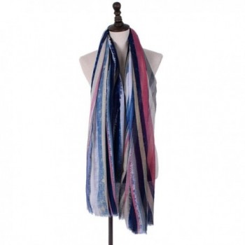 EsTong Womens Lightweight Striped Scarves