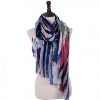 EsTong Womens Lightweight Striped Scarves in Fashion Scarves