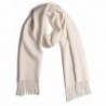 100% Pure Baby Alpaca Scarf- Solid Natural Dye-free Colors - Winter White - CD11PVIJP09